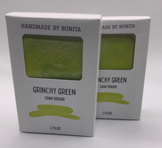Grinchy Green Soap Dough