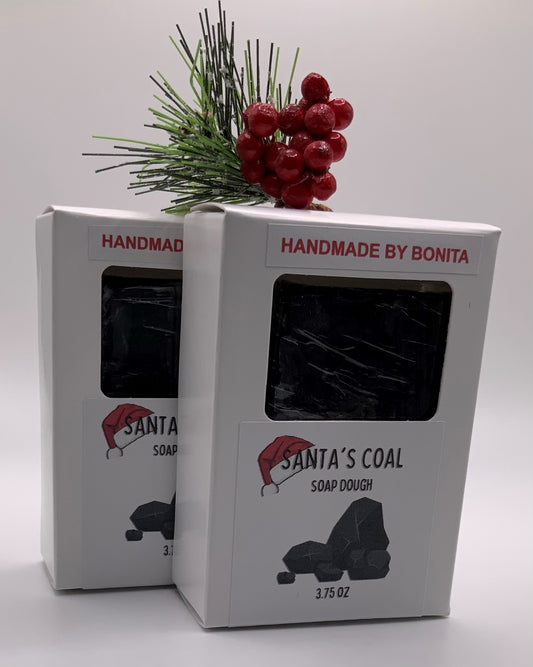 Santa's Coal Soap Dough