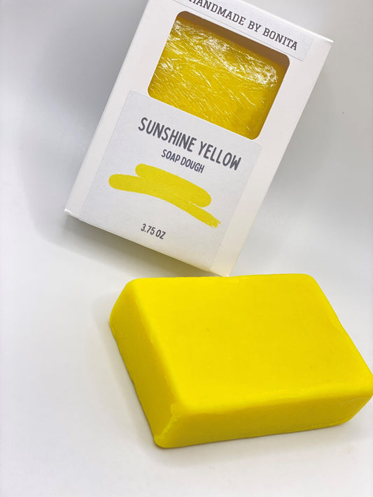 Sunshine Yellow Soap Dough