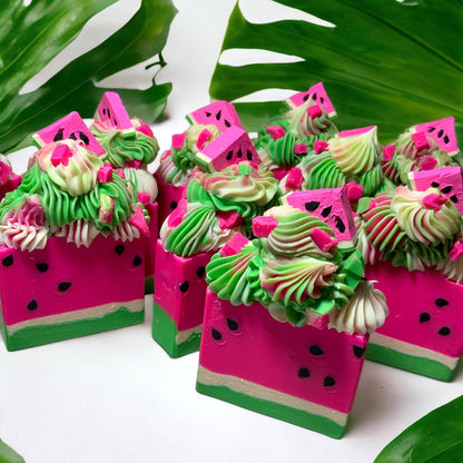 Watermelon Candy Frosted Soap